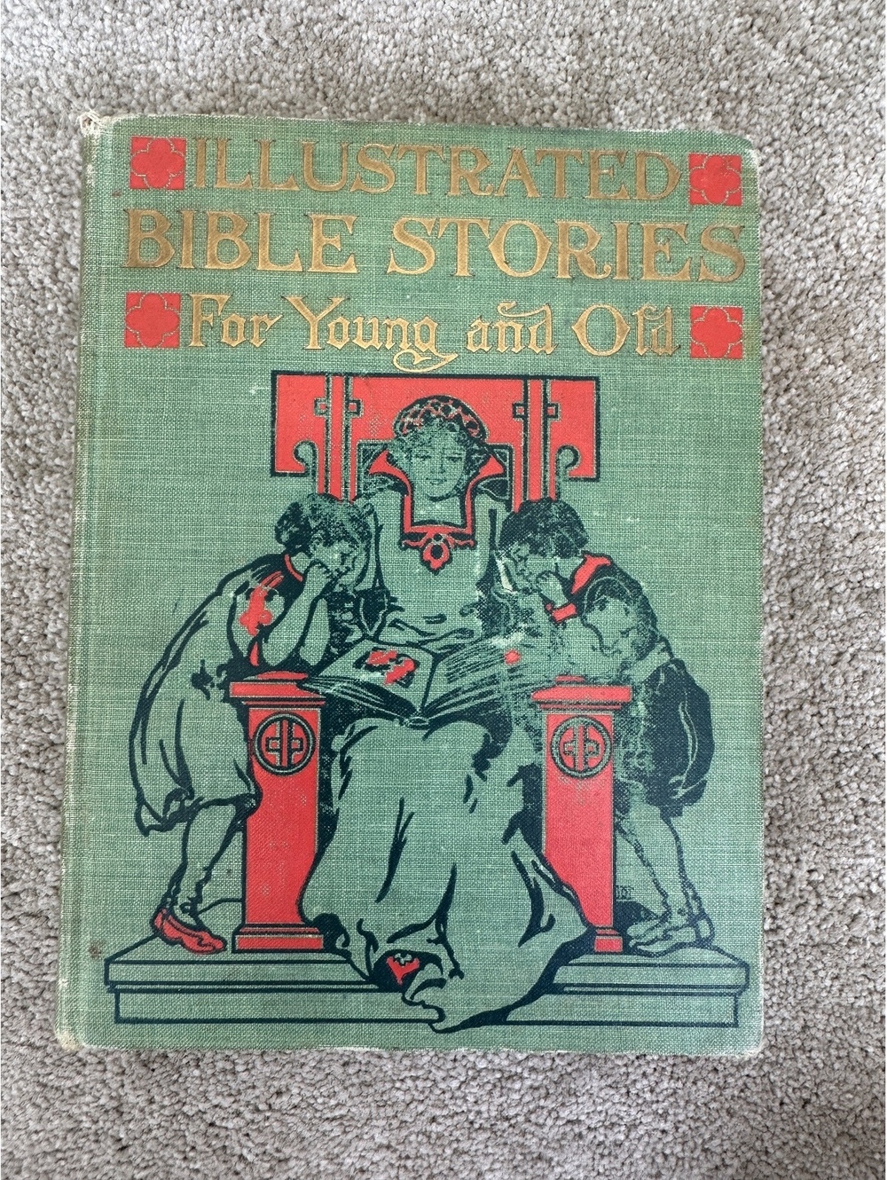Antique 1913 Illustrated Bible Stories For Young And Old Maclaren Buel